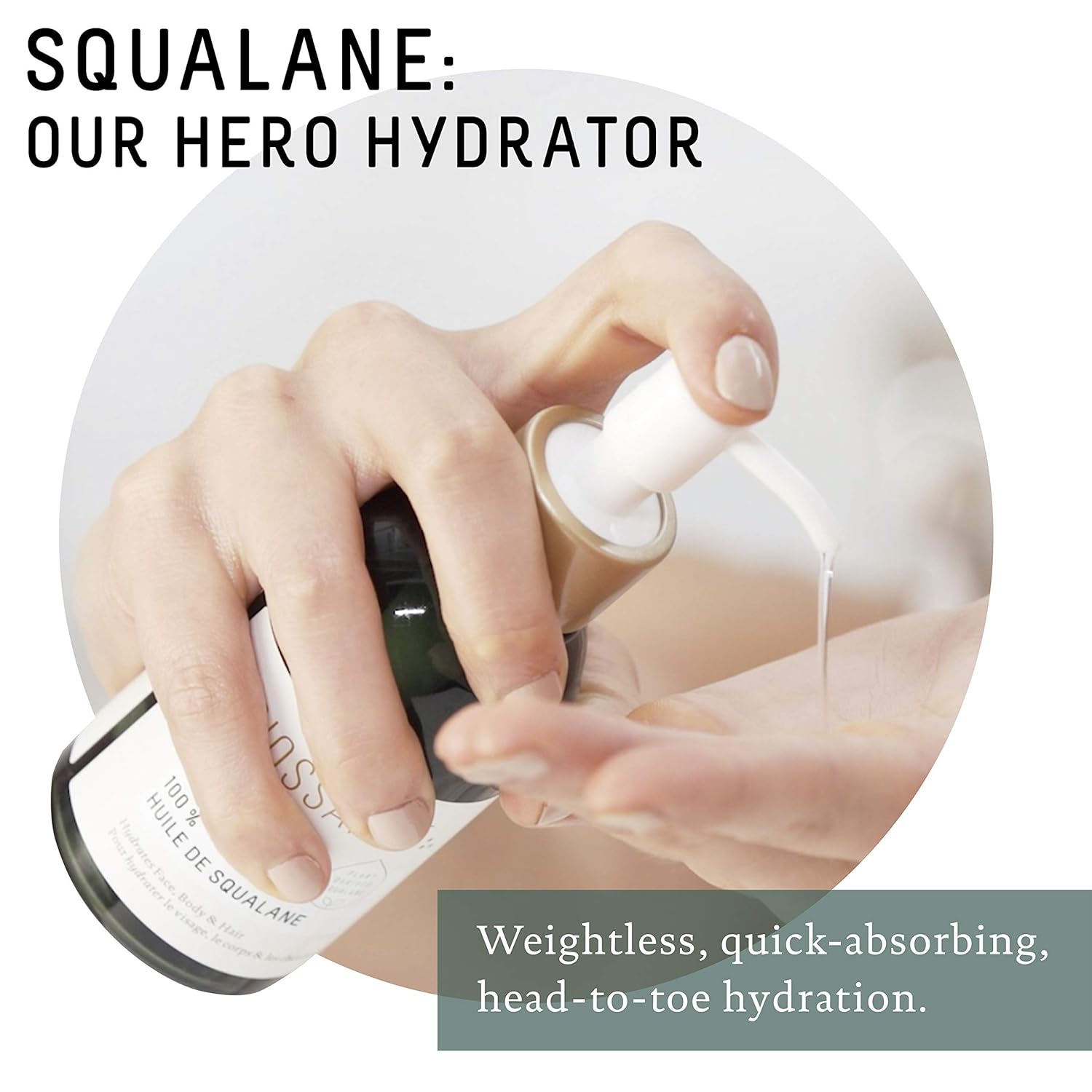 Biossance Squalane + Peptide Eye Gel - Ultra-Hydrating Eye Gel for Puffiness + Dark Circles - No Parabens + Fragrance-Free (15ml): Beauty