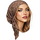 ShariRose Headscarves for Women Pre-tied Bandana Soft Cotton Head Wear Headcover Chemo Cancer Tichel Friendly over 30 Colors!