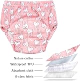 Max Shape Potty Training Pants Girls 2T 3T 4T Rainbow 4 Pack view 3