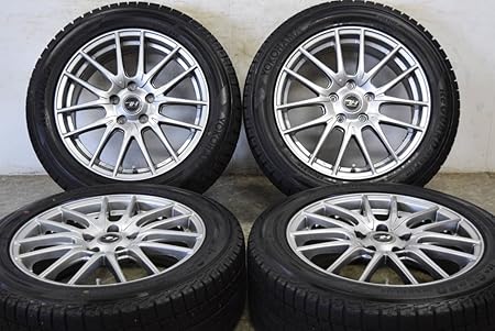 Amazon 中古 スタッドレスタイヤ ホイール 17インチ 215 55r17 7 0j 17 45 マナレイ ヨコハマ Ts 598kt4 Ktk1 タイヤ ホイールセット 車 バイク