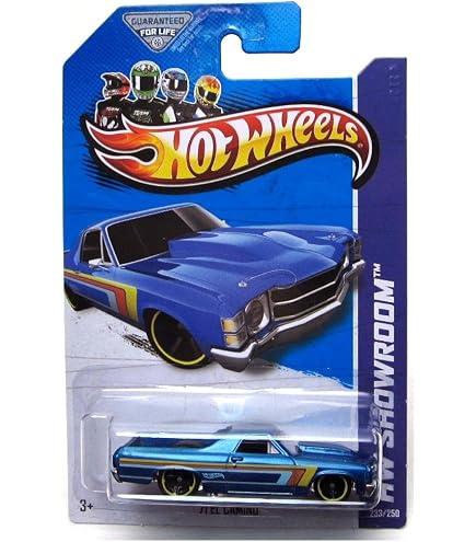 Hot Wheels 2013 HW Showroom '71 El Camino – 1:64 Scale Die-Cast Car, Orange (233/250) - View #8