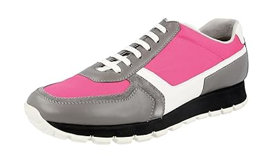 Amazon Com Prada Women S 3e6026 Multicoloured Leather Sneaker Eu