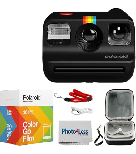 Polaroid Go Camera & Color Go Film 16枚入り Amazon.com : Polaroid Originals Bundle Go Instant Camera (Black