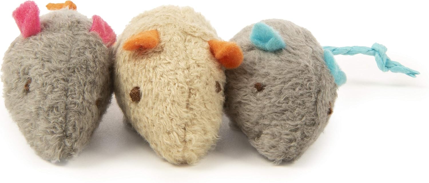SmartyKat Skitter Critters Cat Toy Catnip Mice, 3/pkg : Pet Mice And Animal Toys : Pet Supplies
