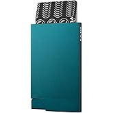 VULKIT Pop up Card Holder Minimalist Credit Card Holder RFID Blocking Slim Metal Card Case for Men or Women(Emerald Green)