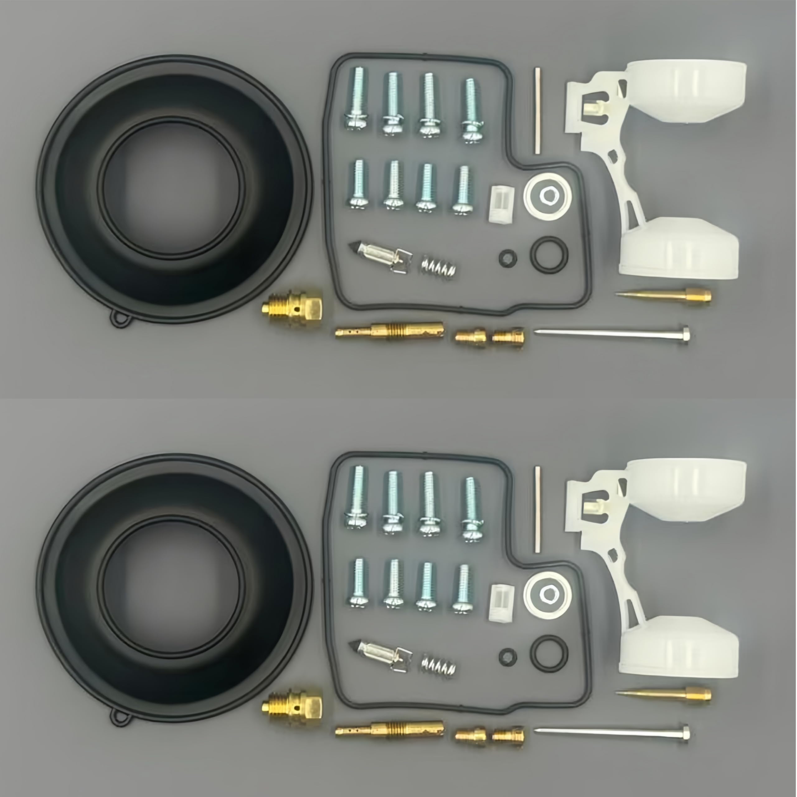 Photo 1 of 2Pack Carburetor Rebuild Kit for Honda Shadow ACE 750 VT750C 1998-2003 Carb Repair Main Jet #105#110 Pilot Jet #40