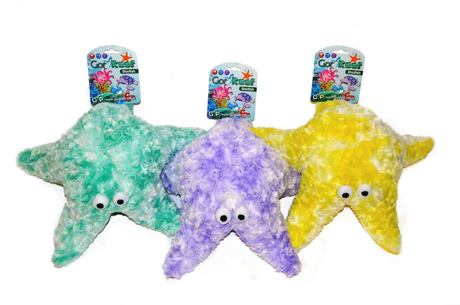 Gor Pets Dog Reef Starfish Plush Toy Soft Cuddle (Assorted Colours)