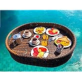 Kordes Extra Large Deluxe Floating Tray for Pool - Floating Pool Tray - Stylish Breakfast Tray on The Water - Floating Bar for Pool