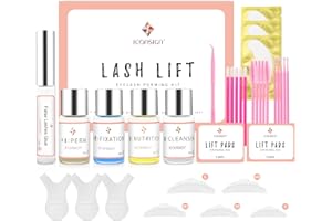 Lash Lift Kit - Eyelash Perm Kit - Professional Eyelash Curling Set - Glue Upgraded Version - Semi-Permanent Curling Perming 