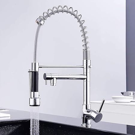 GAVAER Küchenarmatur,Wasserhahn Küche mit 360-Grad-Dreh und