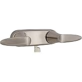 Valterra Phoenix Faucets PF223404 Shower Valve 4" D-Spud Brushed Nickel 2-Lever Handle