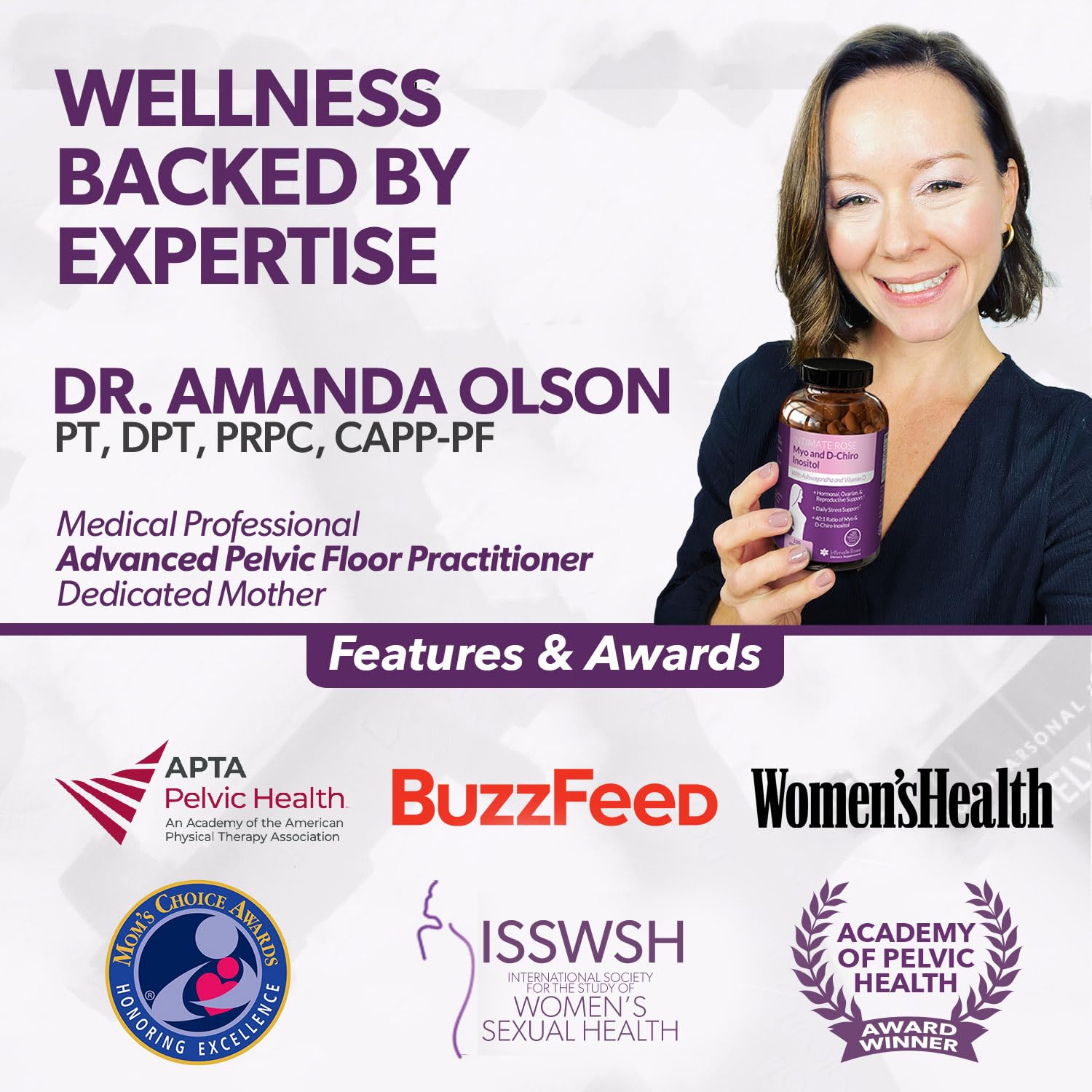 Intimate Rose Women’s Hormonal Balance Bundle – Myo-Inositol & D-Chiro Inositol + Vitex Chasteberry – Reproductive Health & Menstrual Support Supplements