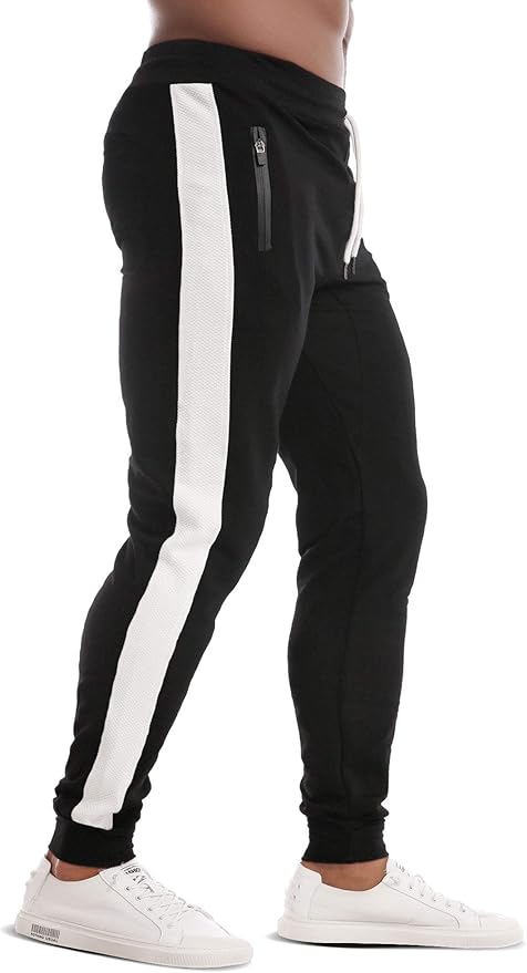 mens tapered gym pants