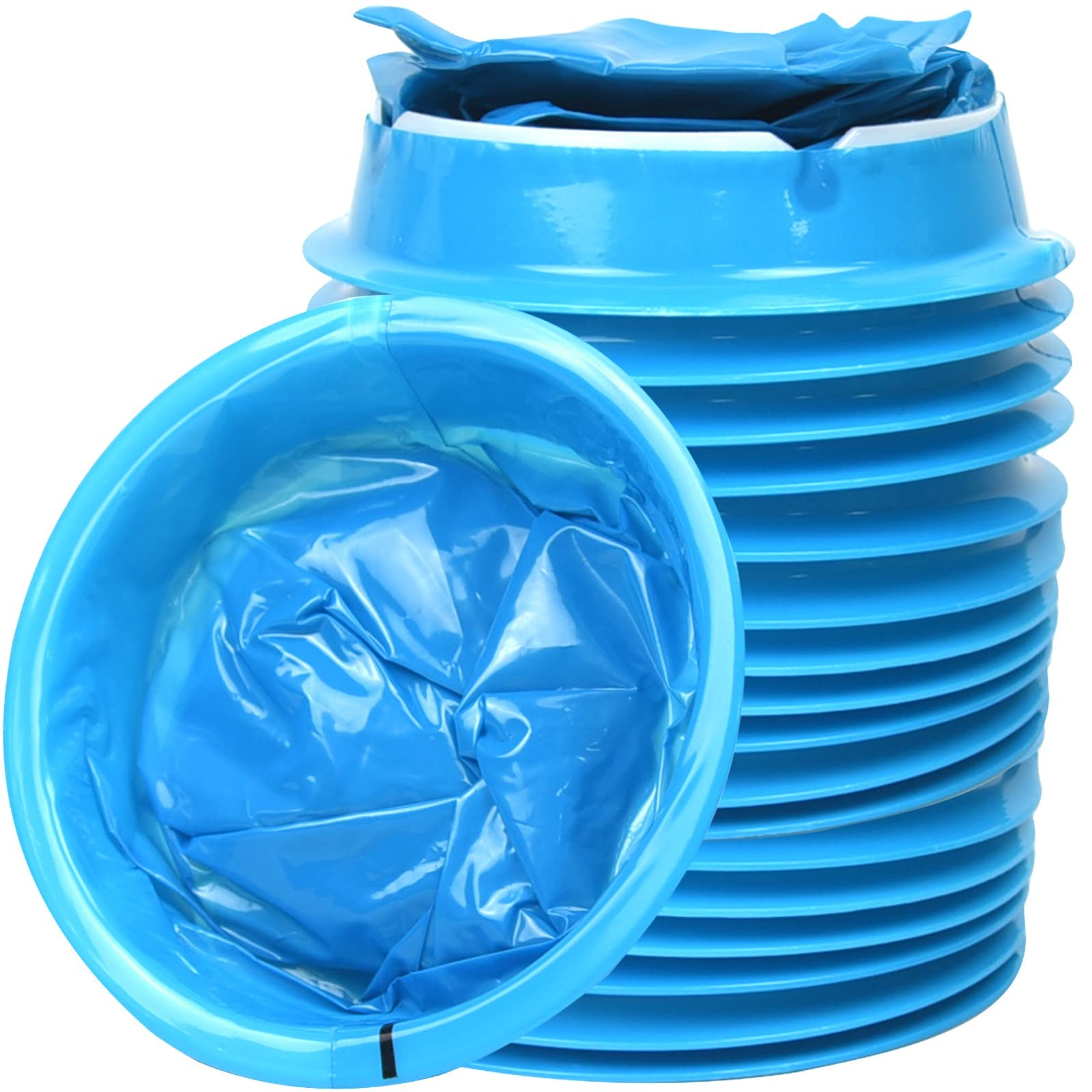 AKOFIC Vomit Bags, 20 Pack Emesis Bags 1000ml Barf Bags with Snap, Portable High Density Aircraft & Car Sickness Bag Leakproof Nausea Bags for Travel, Motion Sickness, Pregnant Woman, Kids, Hospital