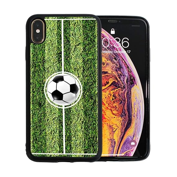 Amazon Com Wihve Iphone Xs Max Case Grassland Basketball Court