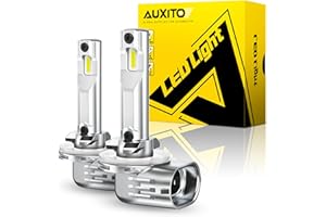 AUXITO 881 LED Fog Light Bulbs, 16,000LM 500% Super Brighter, 10 Years Lifespan, Wireless 1:1 Size Plug-n-Play, 100% Perfect Installation, 886 889 H28 888 894 896 898 LED Bulbs Canbus Ready, Pack of 2