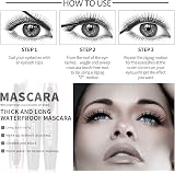 HIVETZ 4D Waterproof Mascara - Black Volume Length, False Lash Effect, Soft view 5