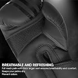 WFX Leather Boxing Gloves 14 oz Professional MMA Sparring Muay Thai Kickboxing view 4