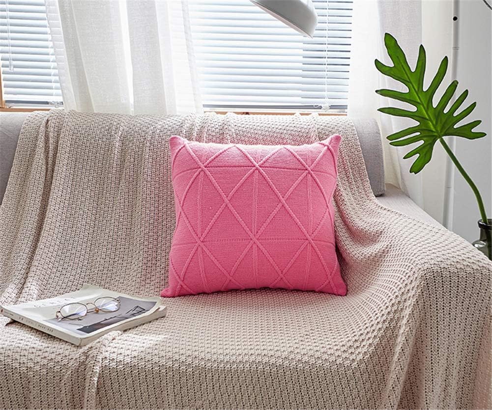 Throw Pillow Cover 18” x 18” Decorative Pillows, Set of 2