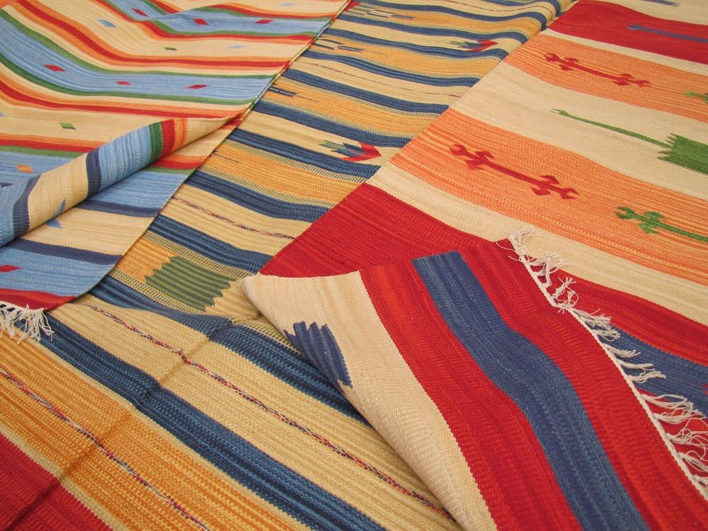 tapis art antiquites 280x60 cm autentic khilim jahnu tapis kelem indians made lavable en machine pec nu pec nu