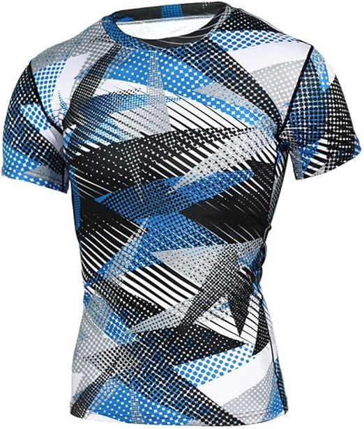 Cxraiy-SP Top De Fitness Hombres Camiseta de Manga Corta para ...