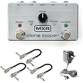 MXR M303 Clone Looper Pedal Bundle with 3 MXR Patch Cables
