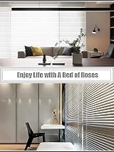 HSYLYM Aluminum Venetian Blinds 120x130 cm Black 1 inch Slats view 4