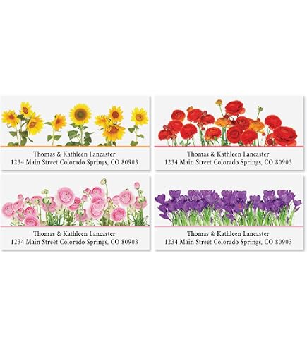 Sage Advice Round Return Address Labels (4 Designs) - Set Of 144 1-1/2\" Diameter Self-Adhesive, Flat-Sheet Labels