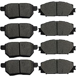 SIPAUTEC-Front and Rear Brake Pads Ceramic Disc