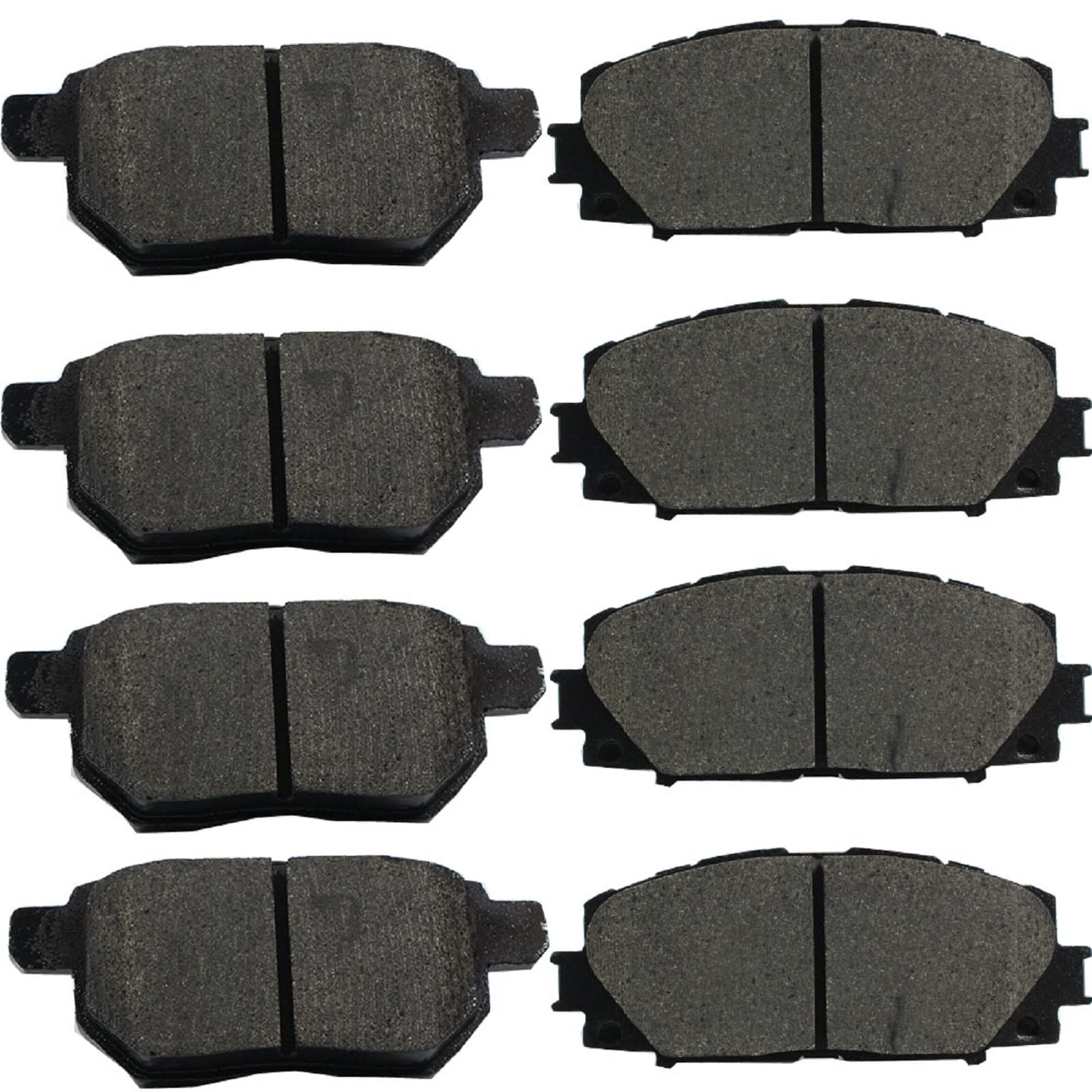 SIPAUTEC-Front and Rear Brake Pads Ceramic Disc