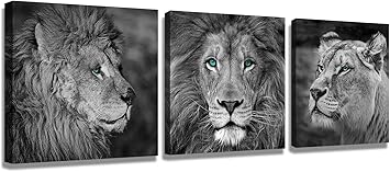Amazon Com Wall Paintings Wall Art For Bedroom Lion Wall Art