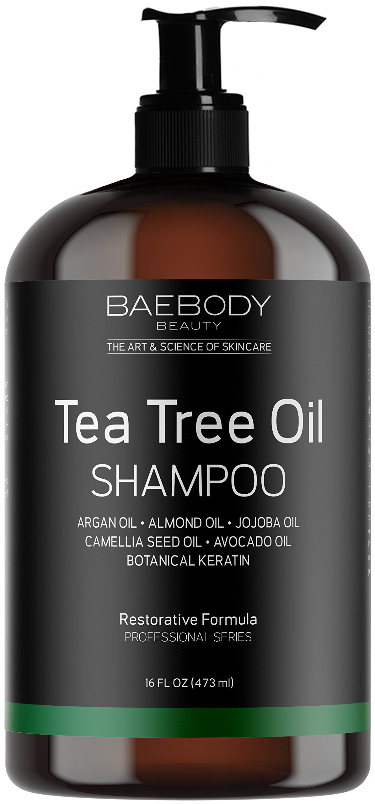 Baebody Tea Tree Oil Shampoo for Dandruff, Dry Hair ...
