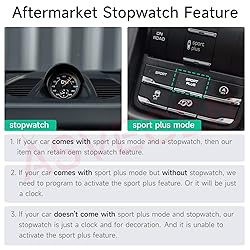 ASVEGEN Sport Chrono Stopwatch Mounted Dashboard