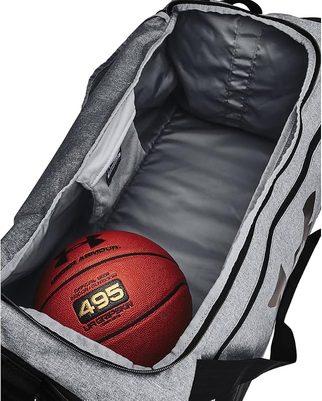 Ua Unisex Ua Undeniable 5.0 Duffle Md Pitch Gray Medium Heather / Black / Black Osfm