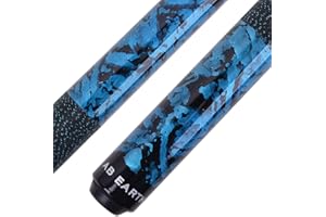 AB Earth 58 inch Hand-Painted Series 2-Piece Billiard Pool Cue Stick with Irish Linen Wrap
