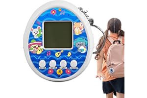 Electronic Key Chain,Multifunctional Virtual Animal Pet Toy Electronic Digital Pets Keychain - Creative Digital Game Keychain
