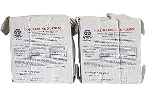 SOS FOOD LABS, INC. SOS Food Labs 185000826 Emergency 3600 Calorie Food Bar (Pack of 2)