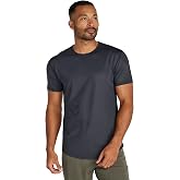 BYLT Basics Active Drop‑Cut Short Sleeve Shirt for Men - Slim Fit Plain Tee | Moisture‑Wicking, 4‑Way Stretch, Lightweight Breathable Performance Fabric, Athletic Fit, Crewneck Tee Signature Drop‑Cut Hem