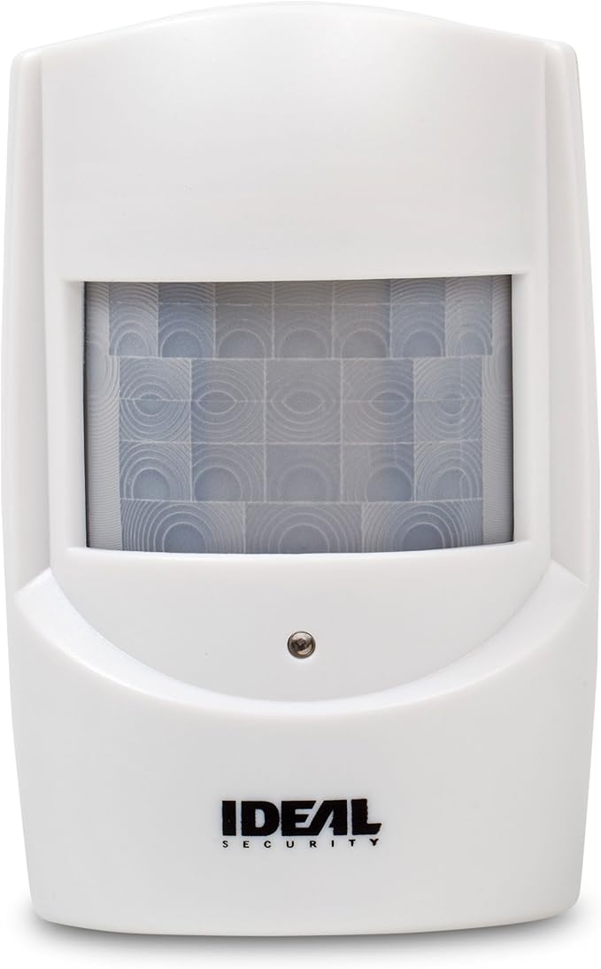Ideal Security QH-Series Add-on Motion Sensor (White) - Wireless, battery-operated & weatherproof