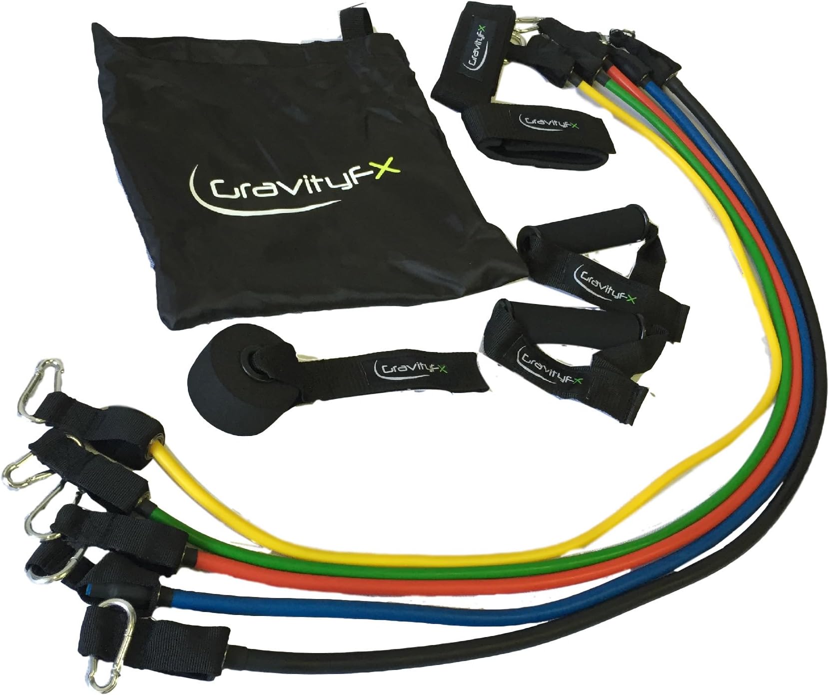 GravityFX 11-Piece Resistance Band Set