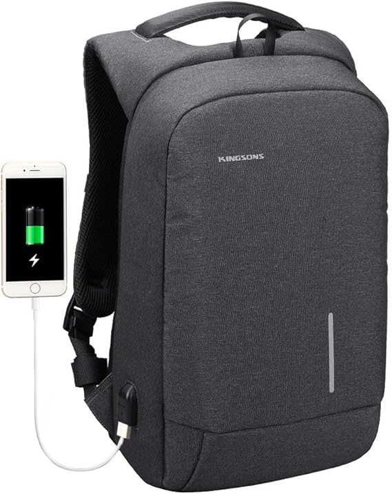 Kingsons Lightweight Traveling Laptop Backpack, Slim Business Travel