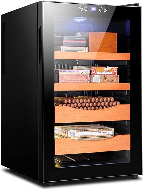BLLXMX Humidor De Puros Humidor Enfriador De Cigarros, Control De Temperatura del Ciclo De