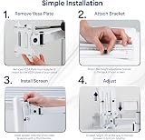 VIVO Height Adjustable VESA Adapter STAND-VAD3 for Monitors Up to 27 Inches view 8