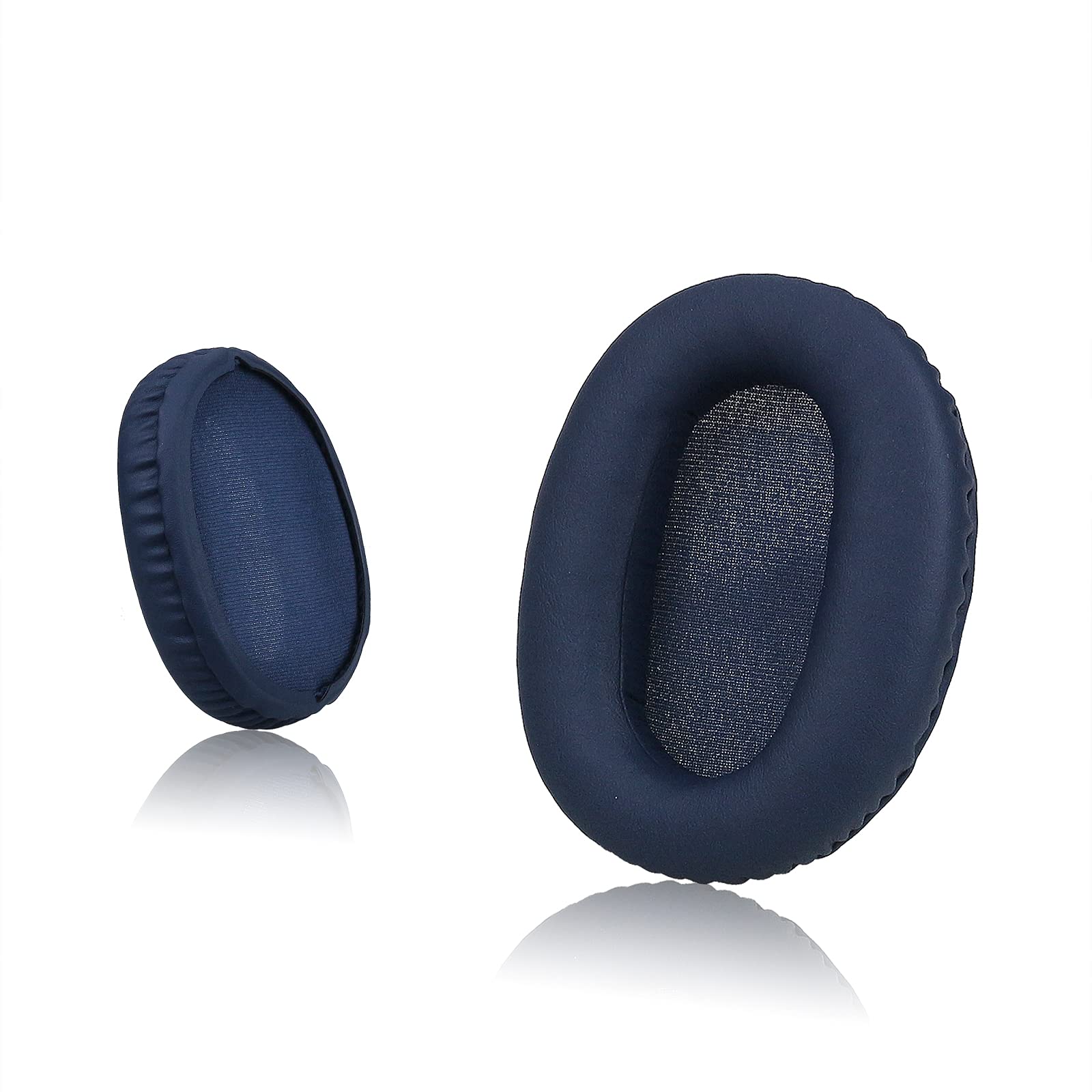 Krone Kalpasmos Replacement Earpads Compatible with Sony WH-CH700N, WH-CH710N, Protein Leather Memory Foam Replacement Ear Cushion, Blue