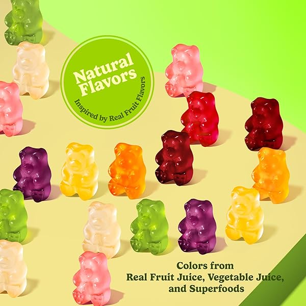 ALBANESE WORLD’S BEST TRUE TO FRUIT EXOTIC FRUITS | 25OZ BAG OF CANDY | 8 NATURAL FLAVORS AND COLORS, SOFT GUMMY BEARS | FUJI APPLE AND MORE | TASTES LIKE REAL FRUIT PICKED AT THE PEAK OF RIPENESS
