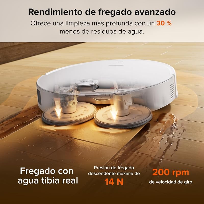 Saros 20 Neo Robot Aspirador e Esfregão, Aspiração 36000 Pa