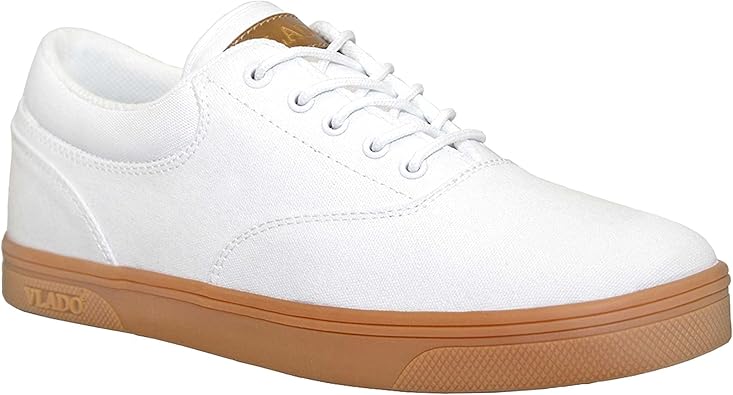 white and gum shoes