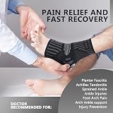 Lusenone Professional Ankle Support Brace 2 Pack Breathable Open-Toe view 4