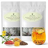 ZenVitality® Dandelion Wolfberry Tea Organic 240g/24 Bags Kidneys & Liver Health, Eye Health & Digestion Tea Cassia Seed, goji berry, Chrysanthemum, Gardenia, Orange Peel, Dandelion Root tea