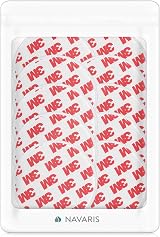 Navaris Magnetic Smoke Detector Mount Pad 10 Pack - No Drill Adhesive Fire view 6